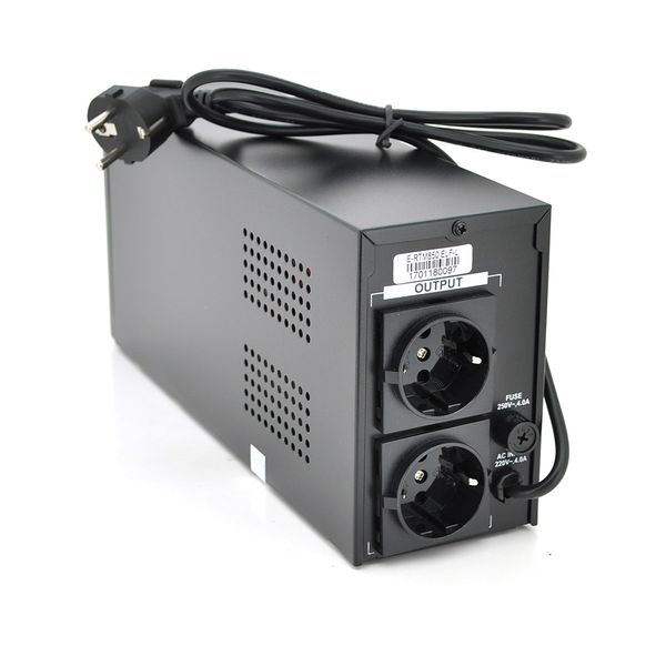 ИБП Ritar E-RTM850 (510W) ELF-L, LED, AVR, 2st, 2xSCHUKO socket, 1x12V9Ah, metal Case Q4 (370*130*210) 5,8кг (310*85*140) E-RTM850L фото