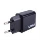 Мережевий зарядний пристрій VOIN 28W, 2 USB, QC3.0 (Port 1-5V*3A/9V*2A/12V*1.5A. Port 2-5V2A) (LC-24 LC-24428 BK фото 3