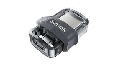 Флеш-накопичувач USB3.0 64GB OTG SanDisk Ultra Dual M3.0 Black (SDDD3-064G-G46) SDDD3-064G-G46 фото