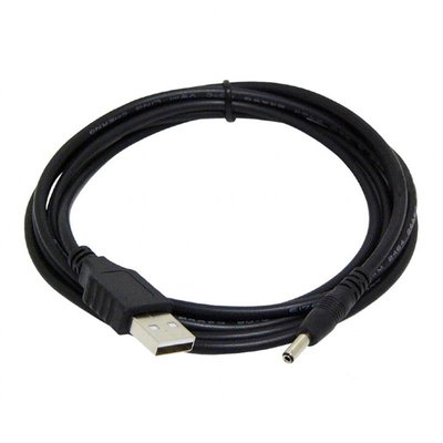 Кабель живлення Cablexpert (CC-USB-AMP35-6) USB-3.5мм, 1.8м, чорний CC-USB-AMP35-6 фото