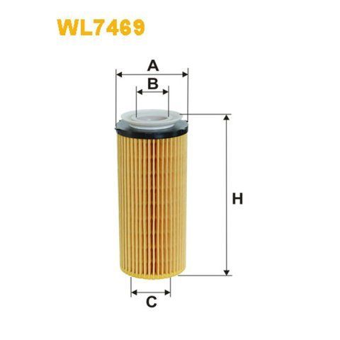 Фільтр оливи WL7469 фото товару