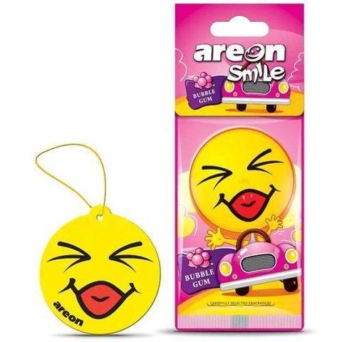 Освіжувач повітря AREON сухий листок Smile Dry Bubble Gum (ASD12) ASD12 фото товару