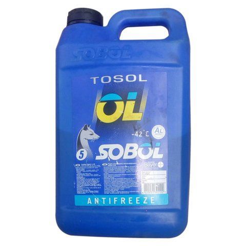 Рідина охолоджуюча SOBOL Антифриз G11 -40 &deg;С синя 5 л (3482) 000000000109726 фото товара