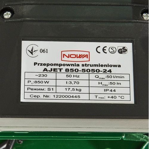Насосна станція струминна NOWA AJET 850-5050-24 148866 фото товара