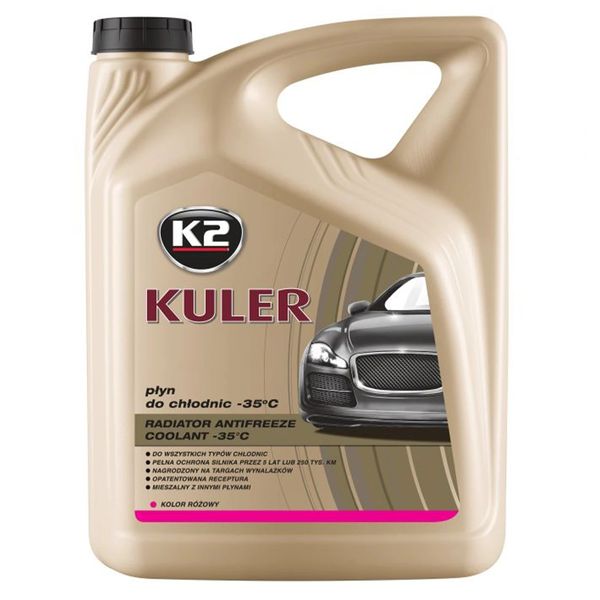 Рідина охолоджуюча K2 Kuler Long Life -35 °C G13 рожева 5 л (T205R) K20242 фото