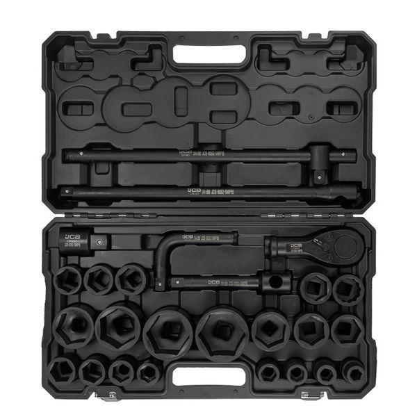 Набір інструментів ударних 26 од. 3/4", 1" (6гр.) JCB Tools JCB-68262-5MPB JCB-68262-5MPB фото товару