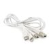 Кабель KSC-078 BAITONG charging data cable3 in 1 Micro / Iphone / Type-C, довжина 1м, White, BOX KSC-078 фото 2