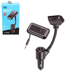 Модулятор FM 5в1 Y4 12-24v Bluetooth (Y4) Y4 фото