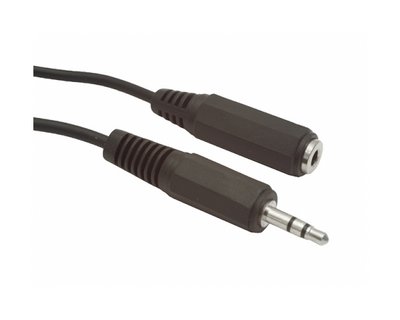Аудіо-кабель Cablexpert 3.5 мм - 3.5 мм (M/F), 1.5 м, чорний (CCA-423) CCA-423 фото