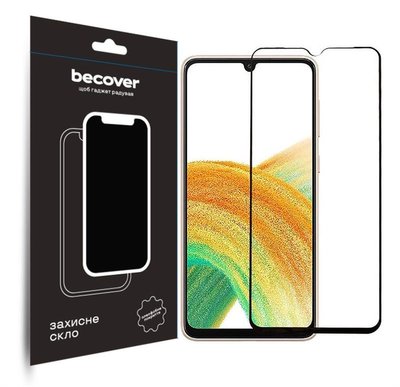 Захисне скло BeCover для Samsung Galaxy A34 5G SM-A346 Black (708840) 708840 фото