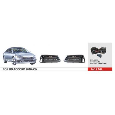 Фари дод. модель Honda Accord/2017-/HD-916L/LED-12V7W//ел.проводка (HD-916-LED) HD-916-LED фото