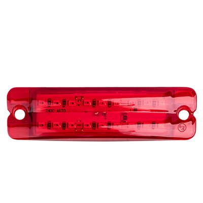 Повторитель габарита (палец двойной) 18 LED 12/24V красный 20*100*10мм (TH-182-red) TH-182-red фото