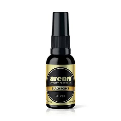 Освіжувач повітря AREON Perfume Black Force Silver 30 ml (PBL02) PBL02 фото