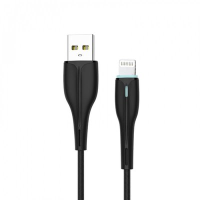 Кабель SkyDolphin S48L USB - Lightning (M/M), 1 м, Black (USB-000422) USB-000422 фото