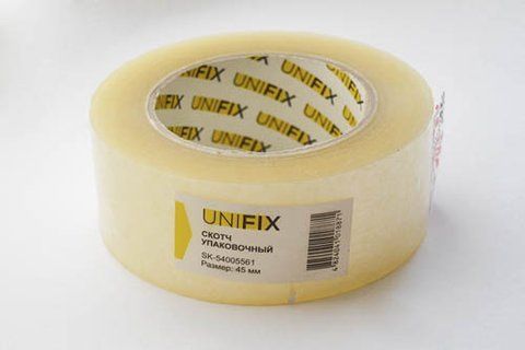 Стрічка клейка пакувальна 38мкм 45мм 500 SK-54005561 UNIFIX SK-54005561 фото товару