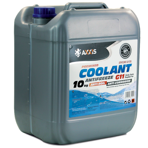 Антифриз Axxis G11 Сoolant канистра 10кг Blue (48021029832) AX-2012 фото товара