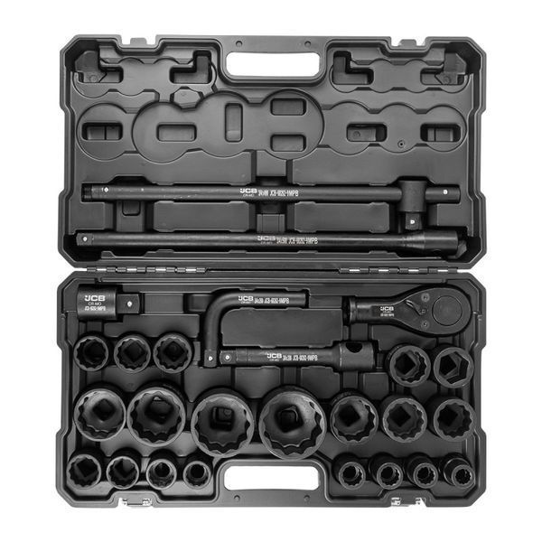 Набір інструментів ударних 26 од. 3/4", 1" (12гр.) JCB Tools JCB-68262-9MPB JCB-68262-9MPB фото товару