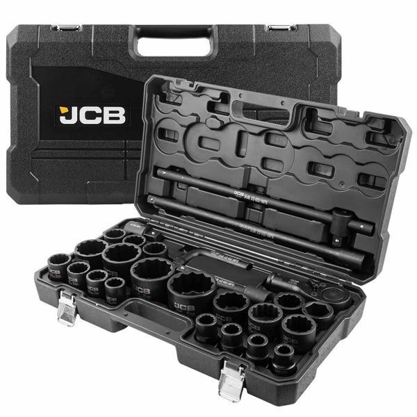 Набір інструментів ударних 26 од. 3/4", 1" (12гр.) JCB Tools JCB-68262-9MPB JCB-68262-9MPB фото товару