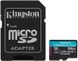 Карта пам`яті MicroSDXC 64GB UHS-I/U3 Class 10 Kingston Canvas Go! Plus R170/W70MB/s + SD-адаптер (SDCG3/64GB) SDCG3/64GB фото 1