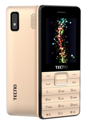 Мобiльний телефон Tecno T372 Triple Sim Champagne Gold (4895180746840)_ 4895180746840_ фото