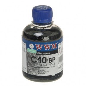 Чорнило WWM для CANON PG510/512/PGI520Bk/PGI425PGBk (Black Pigmented) C10/BP-2 100г C10/BP-2 фото