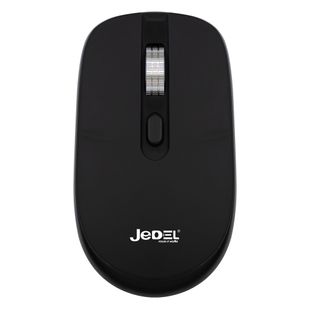 Миша бездротова JEDEL WD100, 1200-1600DPI, Black, 2.4GHZ+Bluetooth 5.0, Box WD100 фото