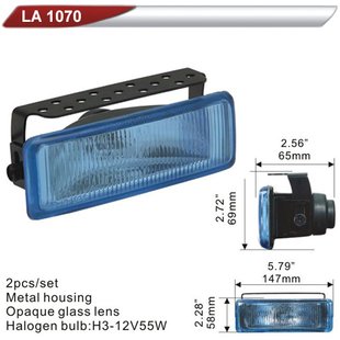 Фара додаткова DLAA 1070-W/H3-12V-55W/147*58mm (LA 1070-W) LA 1070-W фото