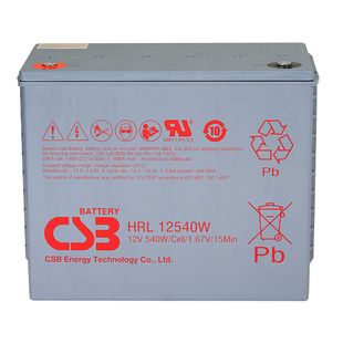 Акумуляторна батарея CSB HRL12540W, 12V 130Ah (343х170х274мм) HRL12540W фото