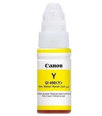 Чорнило CANON GI-490 PIXMA G1400/G2400/G3400 (Yellow) (0666C001) 70мл 0666C001 фото