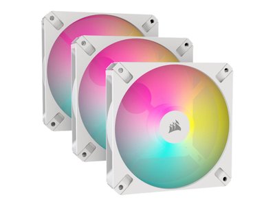 Вентилятор Corsair iCUE AR120 Digital RGB 120mm PWM Fan Triple Pack White (CO-9050169-WW) CO-9050169-WW фото