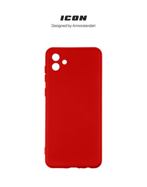 Чохол-накладка Armorstandart Icon для Samsung Galaxy A04 SM-A045 Camera cover Red (ARM63907) ARM63907 фото