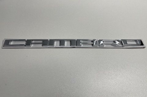 Емблема напис CAMARO на Chevrolet 245x15 mm (хром) метал ch006 фото товару