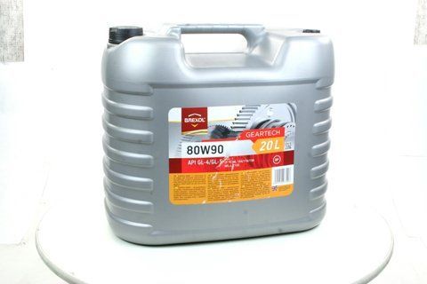 Масло трансміс. BREXOL GEARTECH 80W90 GL-4/GL-5 (Каністра 20л) 48391050977 фото товару