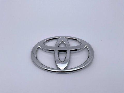 Эмблема шильдик логотип Toyota (Тойота) 115*78мм (Хром) toy045 фото товара