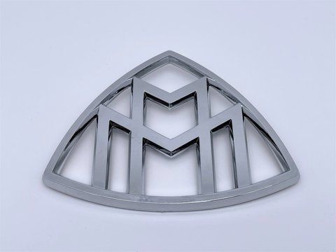 Емблема-шильдик на багажник Maybach Mercedes-Benz (Мерседес) 109*83мм (A2407580158) (Хром) meb052 фото товару