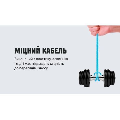 Кабель магнітний Multicolor LED VOIN USB - Micro USB 3А, 2m, (швидка зарядка / передача даних) (VC-1 VC-1602M RB фото товару