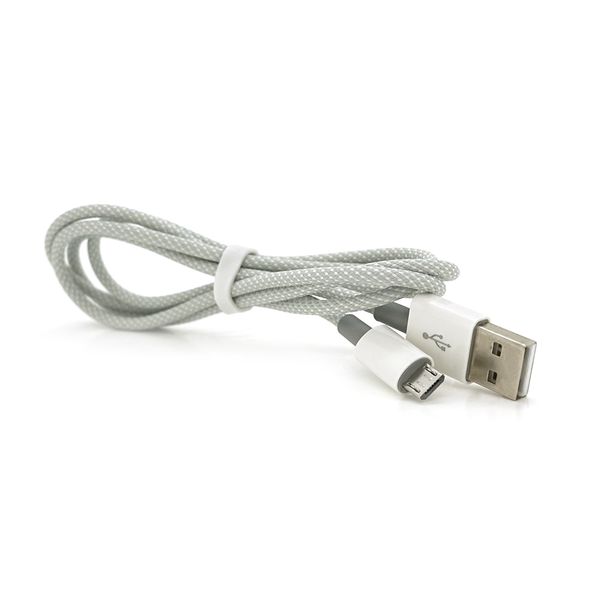 Кабель iKAKU KSC-723 GAOFEI smart charging cable for micro, Gray, довжина 1м, 2.4A, BOX KSC-723-MGr фото