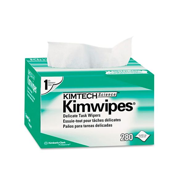 Серветки безворсові для оптики KIMTECH Kimwipes, 280 шт в упаковці 10883 фото