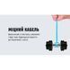 Кабель магнітний Multicolor LED VOIN USB - Micro USB 3А, 2m, (швидка зарядка / передача даних) (VC-1 VC-1602M RB фото 5