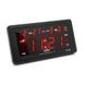 Настінний годинник VST-2168, з календарем та термометром, Red, Box VST-2168R фото 1