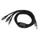 TOPK 3 в 1 USB - Micro USB/Apple/Type C/ 3A (Grey) (AS10) AS10 фото 1
