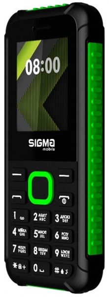 Мобiльний телефон Sigma mobile X-style 18 Track Dual Sim Black/Green X-style 18 Track Black/Green фото