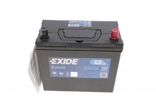 Акумулятор 45Ah-12v Exide EXCELL (234х127х220), R, EN330 Азія EB454 фото