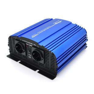 Інвертор напруги Tommatech MS-1500, 12V/220V, 1500W з апроксимованою синусоїдою, 2Shuko, USB, клемні дроти, 6 запобіжників, Q4 MS-1500 фото