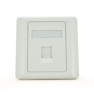 Рамка 86х86 під 1 модуль Keystone Jack RJ-45 кат.5e UTP, 1-port Q100 F-86х86KJ-1 фото