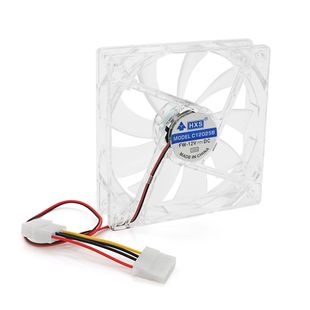 Кулер корпусний 12025 DC sleeve fan 4pin - 120*120*25мм, 12V/0,15A, 1900об/хв, Blue HXS-Blue фото