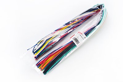 Термоусаживаемая трубка 4мм набор 6 цветов (пак. 1м*30шт) APRO ZRG-4kit фото