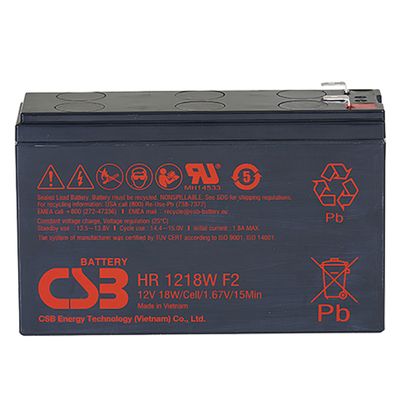 Акумуляторна батарея CSB HR1218WF2 12V 4,5Ah (151х51х94мм) HR1218WF2 фото