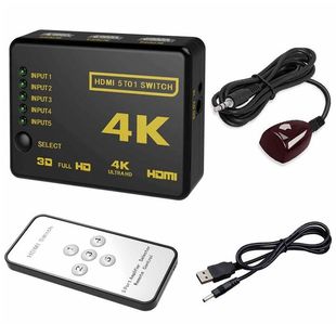 HDMI свіч 3D 4k x 2k, 1080р, 1,4 версія, 5 x 1 портів, Blister YT-S HDMI4k*2k-3D фото