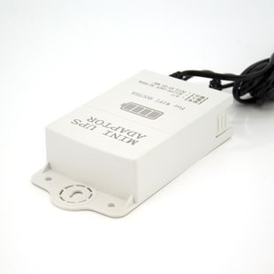 Імпульсний UPS із вбудованим АКБ Mini Outer UPS1202, 12.6V 2А; акб Lithium 0,6А; Plastic Box IP40; В130/Ш80/Г33мм; кріплення UPS1202 фото